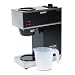 Pour-O-Matic Two-Burner Pour-Over Coffee Brewer, Stainless Steel w/Black Accents