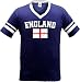 England Flag International Soccer Ringer T-shirt, English Soccer Mens Ringer T-shirt