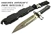 Matrix Airsoft Tactical Rubber Bayonet with Sheath & M4 / M16 QD Mount
