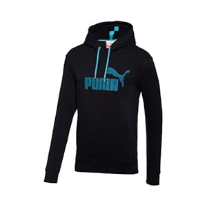 PUMA Men's SP Hooded Sweat Terry, Black, Medium