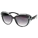 Designer Inspired Butterfly Shape Baroque Style Oversized Fashion Sunglasses