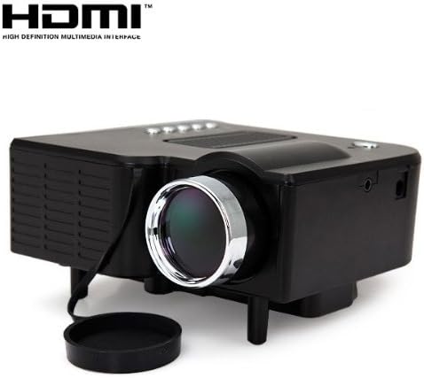 24W Mini Multimedia LCD Image System LED Projector with SD / USB / AV / VGA /HDMI Port