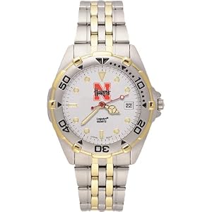Buy Nebraska Cornhuskers Mens All Star Watch Stainless Steel Bracelet