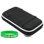 Nylon Hard Shell Case (Black) for Western Digital Elements 500 GB Hard Drive WDBAAR5000ABK-NESN - Black
