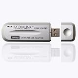 41xFVWqu0NL. SL160  Medialink   Wireless G USB Adapter   802.11g   54Mbps   2.4ghz   Windows 2000 / XP / Vista 32 Bit / Vista 64 Bit / Windows 7 Compatible