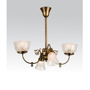 Meyda Tiffany 50756 28 Inch W Auburn 4 Arm Chandelier