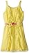 Amy Byer Big Girls' Ruffle Front Belted Dress