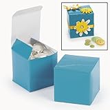 Mini Turquoise Gift Boxes (24 Pack)