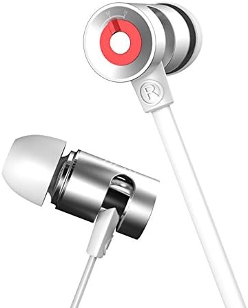 Professional Muisc Earphone Headphone with Mic for Iphone/samsung（silver）
