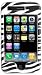 Amzer Zebra Print Snap On Crystal Hard Case For iPhone 3G and 3G S