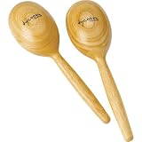 Tycoon Percussion Wood Maracas - Natural Finish