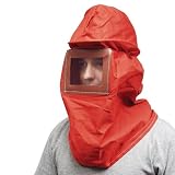 Heavy Duty Canvas Sandblasting Hood with Hard Hat