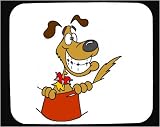 Mouse Pad with happy, pal, hound, pooch, dog, mutt