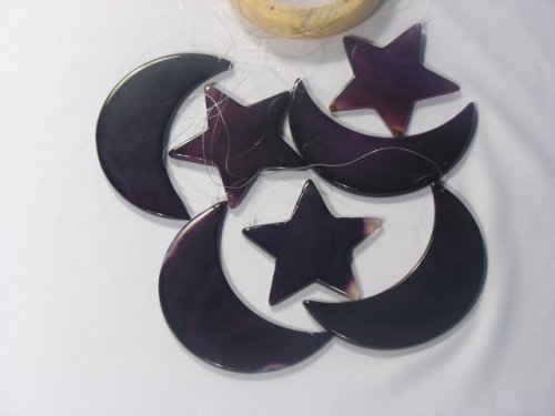 Buy Purple Moon And Star Wind Chime