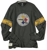 Pittsburgh Steelers Vintage Long Sleeve Appliqu&Atilde;�&Acirc;&copy; Jersey Crew