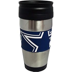 Dallas Cowboys 16 Ounce Stainless Steel Travel Tumbler
