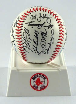 Autographed Red Sox Baseball