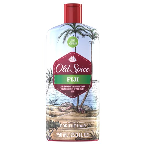 Old Spice Fiji 2-in-1 Shampoo and Conditioner 25.3 Fl Oz - 2-in-1
