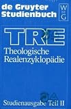 Theologische Realenzyklopadie: Studienausgabe Teil II With Register (De Gruyter Studienbuch)の画像