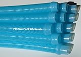 Kreepy Krauly (Universal 1½") 40" pool cleaner hose-AQUA 12-Pack