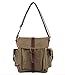 Tom Clovers Women's Men's Canvas Crossbody Messenger Bag Handbag Tote