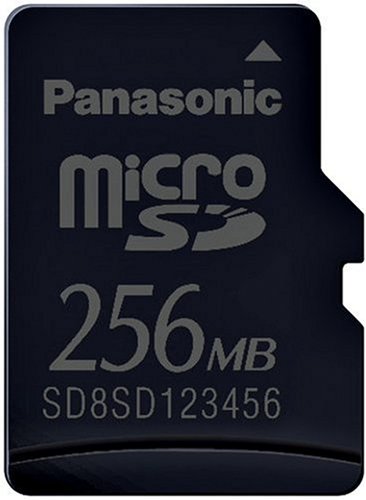 Panasonic microSDカード 256MB RP-SM256BJ1K