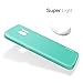 Galaxy S7 Case, S7 Case - TURATA® Slim fit [Full Edge Protection Camera Protection] Premium Coated Non Slip Surface Four Layer Paint Designed Case for Samsung Galaxy S7 (Mint Green )
