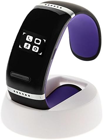 L12S OLED Bluetooth Wrist V3.0 Smart Touch Bracelet Watch for IOS iPhone / Android Samsung / HTC, with Music Player / Handfree / Pedometer(Purple)