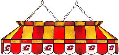 Buy NCAA Central Michigan Chippewas 40 Tiffany Style Pool Table Lamp by Glass Prints