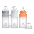 Prince Lionheart Medical Grade Silicone Bottles 3-Pack, 8oz