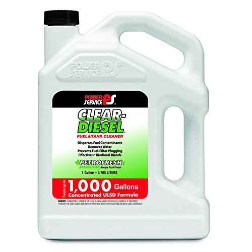 Power Service 09228-04-4PK Clear-Diesel Fuel & Tank Cleaner - 1 Gallon, (Pack of 4)