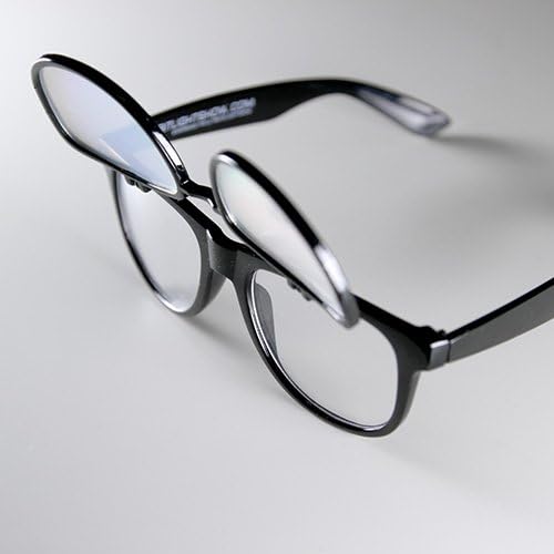Black Diffraction Glasses PrismFlipz Nerd Rave Wayfarer Diffraction Lens Sunglasses