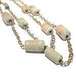 Jasper Necklace 06 Chain Picture Silver White Crystal Healing Long 48