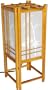 Classic Authentic Original Asian Table Lamp - 18" Bamboo Tree Art Print Japanese Shoji Wood & Paper Lantern - 4 Colors