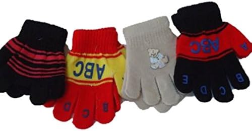 Set of Four Pairs of One Size Magic Stress Gita Gloves for Infants Ages 1-4 Years