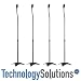 from Technology Solutions 4 Black Universal Surround Sound Speaker Stands fit Sony, Samsung , LG , Panasonic Systems (with FREE Delivery) Model TSS12-B*2