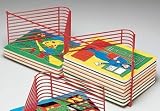 Red Wire Puzzle Rack -- Double