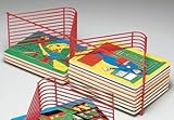 Red Wire Puzzle Rack -- Double