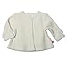 Zutano Baby-Girls Infant Cozie Swing Jacket, Cream, 6 Months
