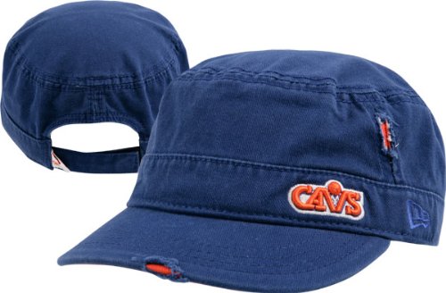 Cleveland Cavaliers New Era Women's Distressed Military Strapback Hat