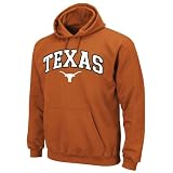 NCAA Men's Texas Longhorns Huddle Up Pullover Hood With Kangaroo Pocket (True Texas Orange,Small)