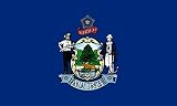 5 x 8 Feet Maine Nylon - indoor State Flags Made in US.