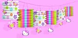 Amscan Hello Kitty 12 Paper Lantern Garland