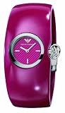 Emporio Armani Ladies Pink rubber Watch With Armani Logo detail on crown