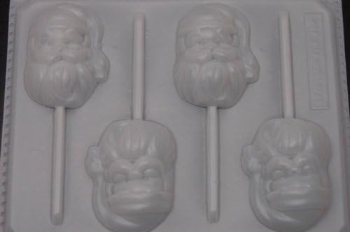 Santa Face Lollipop Chocolate Mold