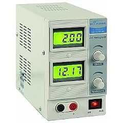 Labor-Netzger�t McPower 'NG-1620BL' regelbar 0-15V, 2A, 2x beleuchtete .LCD -Displays, 30Watt