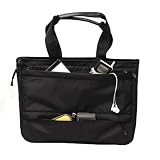 Study and Business Bag (Black) for Toshiba Portege A605-P200 12.1-Inch Laptop