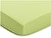 Julius Zöllner 8320113340 - Spannbetttuch Jersery für Kinderbett, Größe: 60 x 120 cm/70 x 140 cm, Farbe: grün