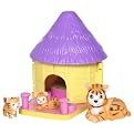 In My Pocket Thatch Hut with Tiger Family