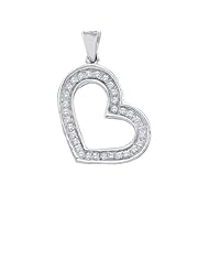 0.10CTW DIAMOND HEART PENDANT